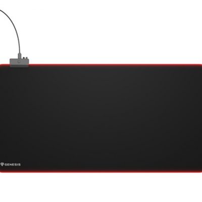 Genesis Mouse Pad Boron 500 XXL RGB Mouse pad 400 x 800 x 4 mm Black