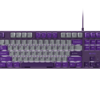 Fury Kanabo K2 Gaming Keyboard Wired US Linear Gray/Purple