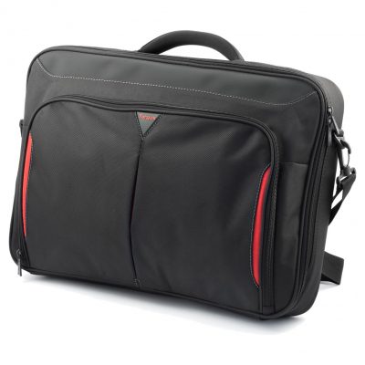 Targus Clamshell Laptop Bag CN418EU Briefcase Shoulder strap Black/Red
