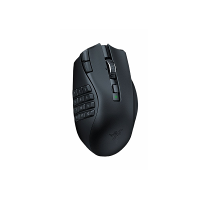 Razer Naga V2 HyperSpeed Wireless Gaming Mouse 2.4GHz, Bluetooth Black No