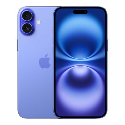 Apple iPhone 16 Plus Ultramarine 6.7 " Super Retina XDR 2796 x 1290 pixels A18 Internal RAM 8 GB 128 GB Dual SIM 4G 5G Main camera resolution 48+12 MP Secondary camera resolution 12 MP iOS 18