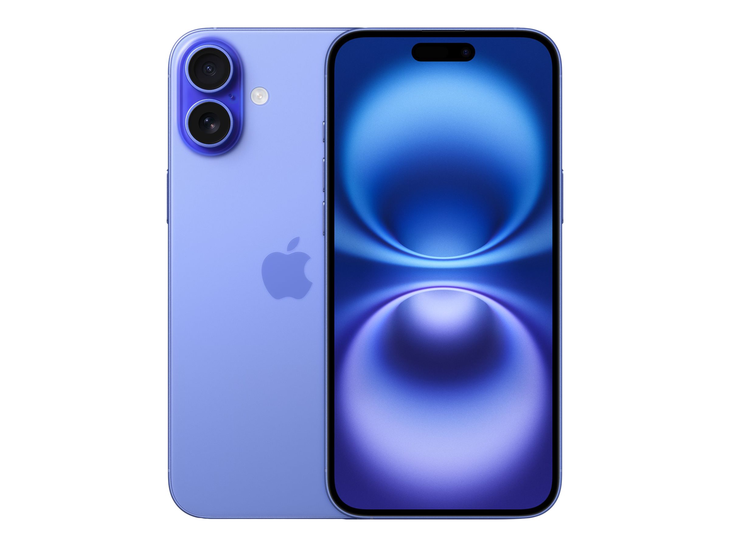 Apple iPhone 16 Plus Ultramarine 6.7 " Super Retina XDR 2796 x 1290 pixels A18 Internal RAM 8 GB 128 GB Dual SIM 4G 5G Main camera resolution 48+12 MP Secondary camera resolution 12 MP iOS 18
