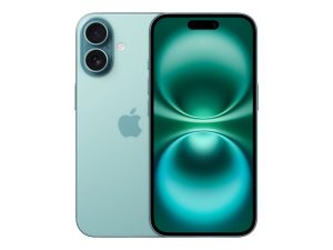 Apple iPhone 16 Teal 6.1 " Super Retina XDR display 2556 x 1179 pixels A18 Internal RAM 8 GB 128 GB Dual SIM 4G Main camera resolution 48+12 MP Secondary camera resolution 12 MP iOS 18