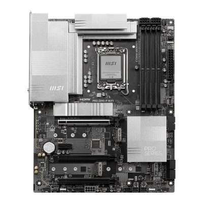 MSI PRO Z890-P WIFI Processor family Intel Processor socket LGA1851 DDR5 UDIMM Supported hard disk drive interfaces SATA, M.2 Number of SATA connectors 4