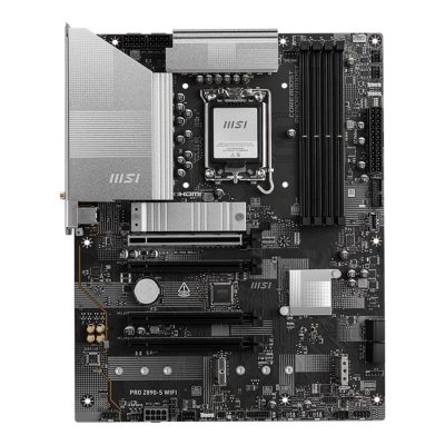 SALE OUT. MSI PRO Z890-S WIFI Processor family Intel Processor socket LGA1851 2000 GB DDR5 UDIMM Supported hard disk drive interfaces SATA, M.2 Number of SATA connectors 4 USED, REFURBISHED, WITHOUT ACCESSORIES, ONLY BACKPANEL INCLUDED 256 MB
