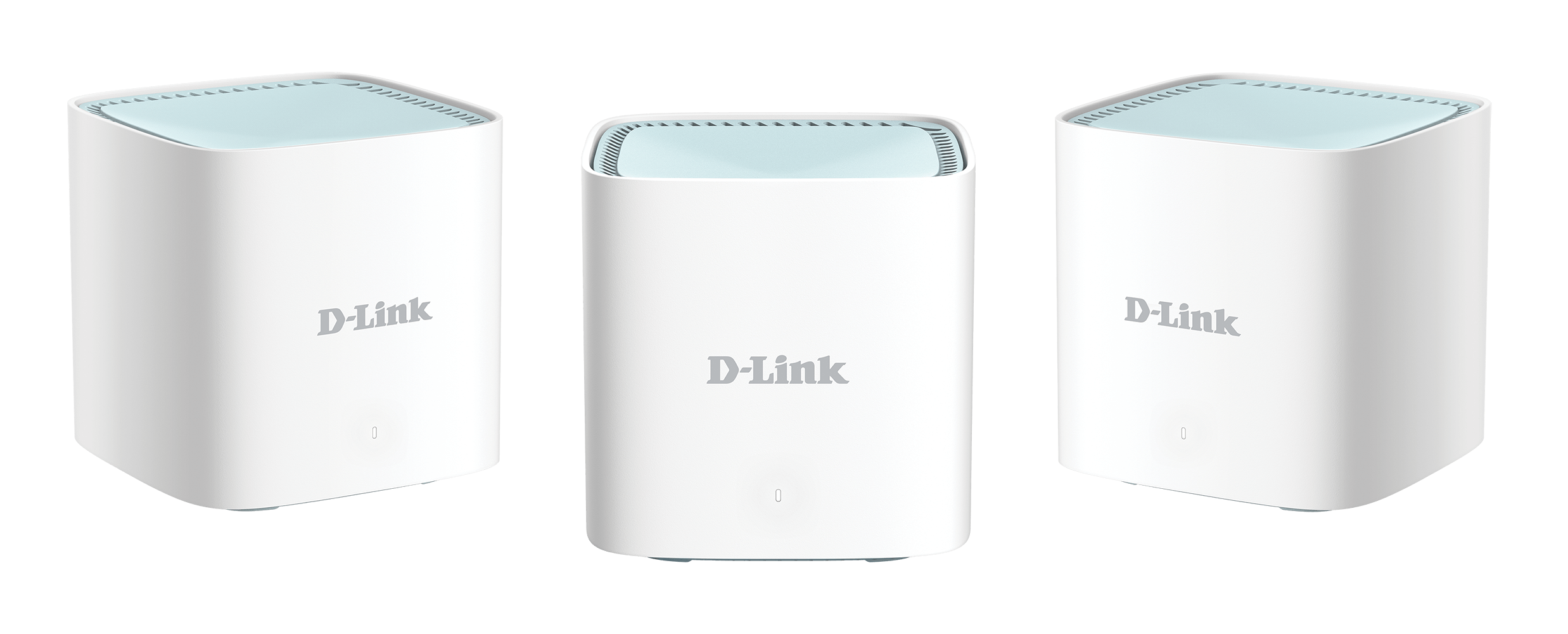 D-Link EAGLE PRO AI AX1500 Mesh System M15-3 (3-pack) 802.11ax 1200+300 Mbit/s 10/100/1000 Mbit/s Ethernet LAN (RJ-45) ports 1 Mesh Support Yes MU-MiMO Yes No mobile broadband Antenna type 2 x 2.4G WLAN Internal Antenna, 2 x 5G WLAN Internal Antenna