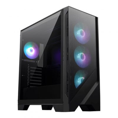 MSI PC Case MAG FORGE 321R AIRFLOW Side window Black Mid-Tower ATX
