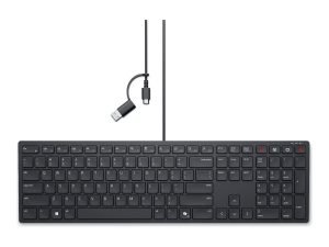Dell Collaboration Keyboard KB525C Keyboard Wired US (QWERTY) Black