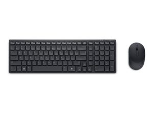 Dell Silent Keyboard and Mouse KM555 Keyboard and Mouse Set Wireless Wireless connection US International (QWERTY) Black