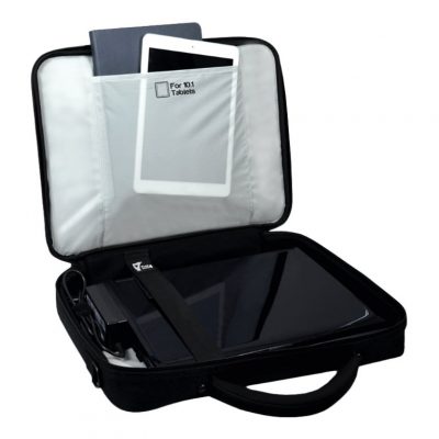 PORT DESIGNS Courchevel Fits up to size 17.3 " Messenger - Briefcase Shoulder strap Black