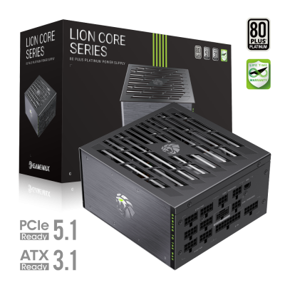 Gamemax PSU LION CORE 1200P 1200 W Platinum Full Modular