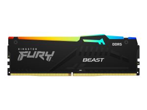 Kingston KF564C32BBEA-16 16GB 6400MT/s DDR5 CL32 DIMM FURY Beast Black RGB EXPO Kingston