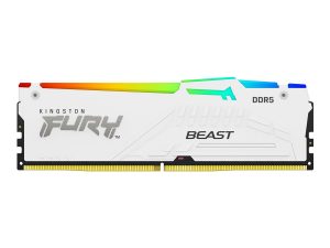 Kingston KF564C32BWEA-16 16GB 6400MT/s DDR5 CL32 DIMM FURY Beast White RGB EXPO Kingston