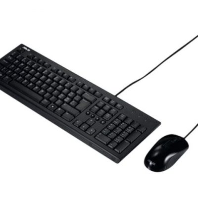 Asus U2000 Keyboard and Mouse Set Wired US Black