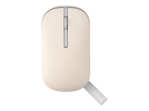 Asus Marshmallow Mouse MD100 Mouse 2.4 GHz, Bluetooth Beige