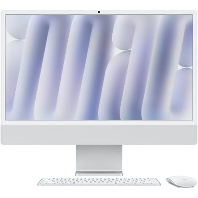 Apple iMac 24” 4.5K Retina, Apple M4 8C CPU, 8C GPU/16GB/256GB SSD/Silver/RUS Apple