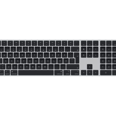 Apple Magic Keyboard with Touch ID and Numeric Keypad MXK83S/A Standard Wireless Bluetooth Swedish