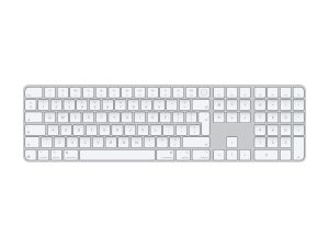 Apple Magic Keyboard with Touch ID and Numeric Keypad Keyboard Wireless English White