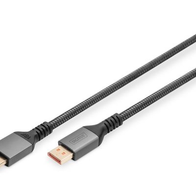 Digitus 16K DisplayPort Connection Cable, Version 2.1, 80G DisplayPort 1 m
