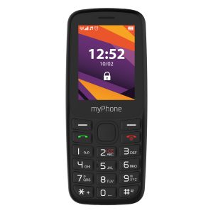 myPhone 6410 LTE Black 2.4 " TFT 64 MB 128 MB Dual SIM Nano SIM USB version Type-C Built-in camera Main camera resolution 0.3 MP 1400 mAh