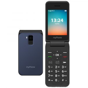 myPhone Flip LTE Navy Blue 2.8 " TFT 48 MB 128 MB 3G Bluetooth 2.1 USB version Type-C Built-in camera Main camera resolution 1.3 MP 1000 mAh
