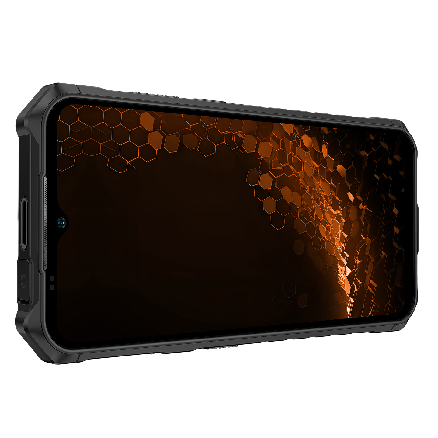Hammer Iron V Black 6.5 " IPS 1600 x 720 pixels Mediatek Helio G36 Internal RAM 6 GB 64 GB microSD Dual SIM Nano SIM 3G 4G Main camera resolution 50 MP Secondary camera resolution 8 MP Android 13 - Image 3