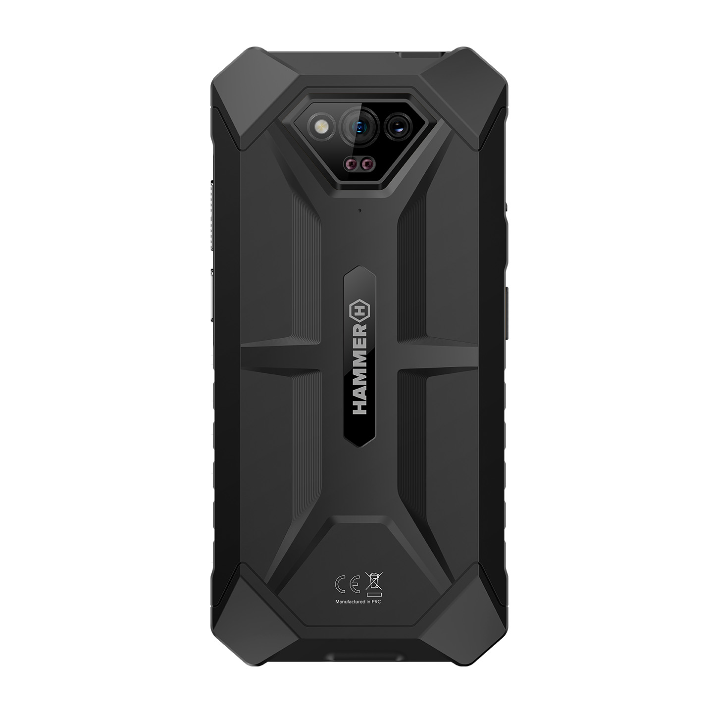 Hammer Iron V Black 6.5 " IPS 1600 x 720 pixels Mediatek Helio G36 Internal RAM 6 GB 64 GB microSD Dual SIM Nano SIM 3G 4G Main camera resolution 50 MP Secondary camera resolution 8 MP Android 13 - Image 4
