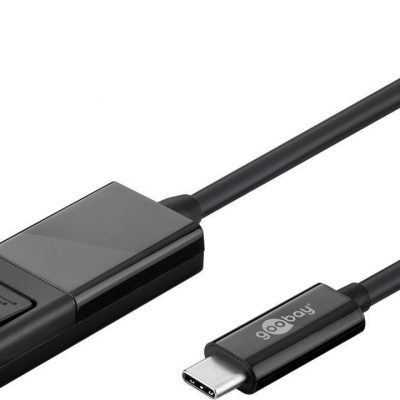 Goobay USB-C- DisplayPort adapter cable (4k 60 Hz) 79295 USB-C male DisplayPort male USB-C to DP 1.2 m
