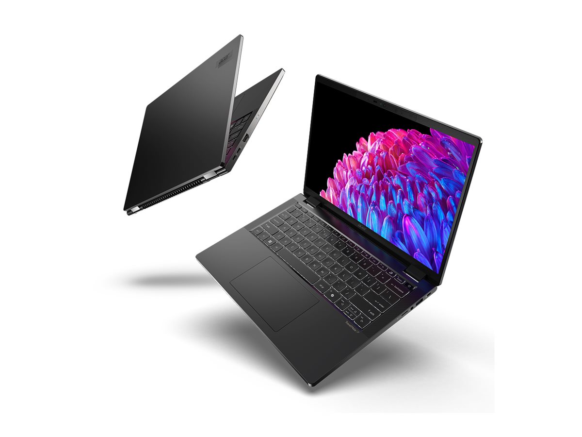 TravelMate TMP414-42-TCO-R8M9 Acer Blue 14 " 1920 x 1200 pixels AMD Ryzen 5 Pro 16 GB 8540U DDR5 SDRAM Solid-state drive capacity 512 GB AMD Radeon 740M Graphics Windows 11 Pro Keyboard language English Keyboard backlit Warranty 36 month(s) - Image 2