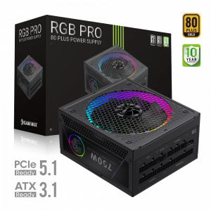 Gamemax PSU RGB PRO 750G 750 W Gold Full Modular