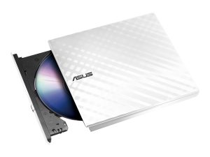 Asus SDRW-08D2S-U Lite Interface USB 2.0 DVD±RW CD read speed 24 x CD write speed 24 x White Desktop/Notebook