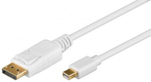 Goobay 52859 Mini DisplayPort adapter cable 1.2, gold-plated, 2m Goobay DP to mini-DP
