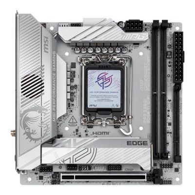 MSI MPG Z890I EDGE TI WIFI Processor family Intel Processor socket LGA1851 Supported hard disk drive interfaces SATA, M.2 Number of SATA connectors 2