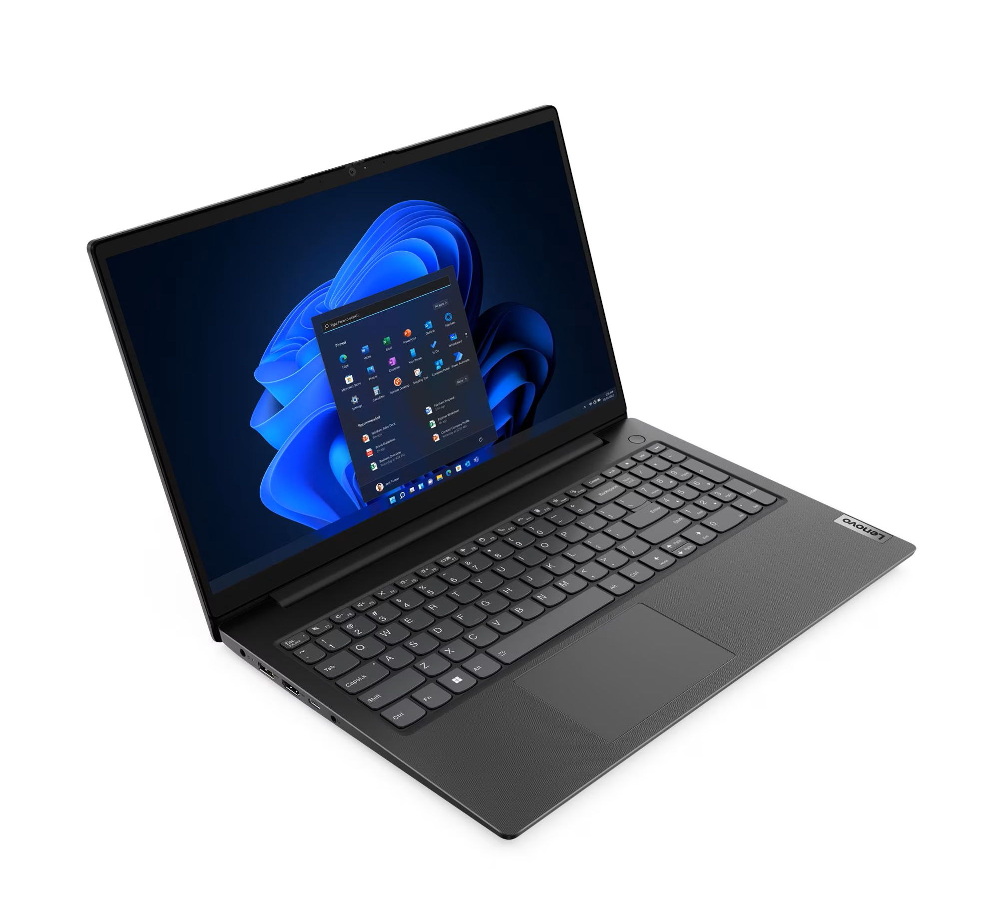 Lenovo Essential Black 15.6 " 1920 x 1080 pixels FHD Anti-glare AMD Ryzen 5 5625U 8 GB SDRAM DDR4 256 GB AMD Radeon Graphics Windows 11 Home 802.11a/b/g/n/ac/ax English - Image 2