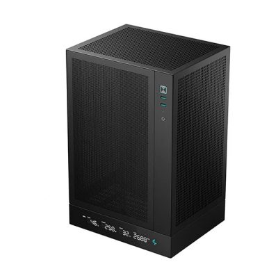 Deepcool PC Gaming Case CH170 DIGITAL Black Mini ITX ATX PS2