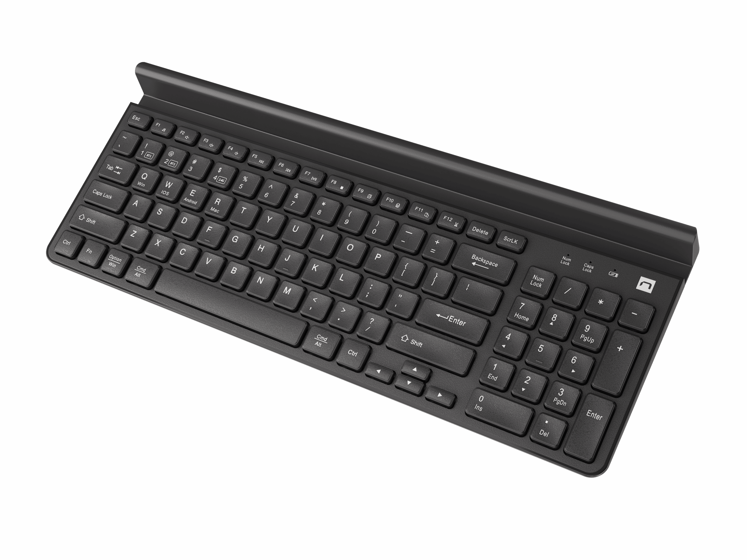 Natec Keyboard Felimare NKL-1973 Wireless US Black 2.4 GHz, Bluetooth