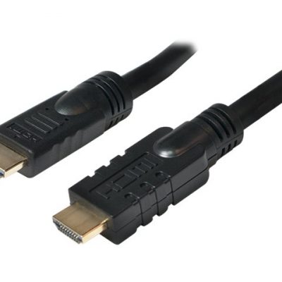 Logilink, CHA0020, 20m, Active, HDMI cable, type A male, - HDMI type A male, black. Logilink HDMI to HDMI 20 m