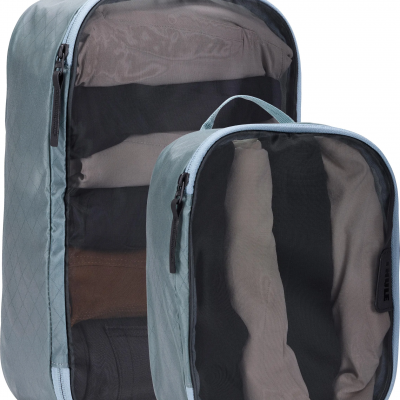 Thule Packing Cube Set, 1x Medium, 1x Small Packing Cube Pond Gray
