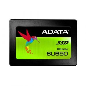 ADATA Ultimate SU650 ASU650SS-240GT-R 240 GB SSD form factor 2.5” Solid-state drive interface SATA Read speed 520 MB/s Write speed 450 MB/s