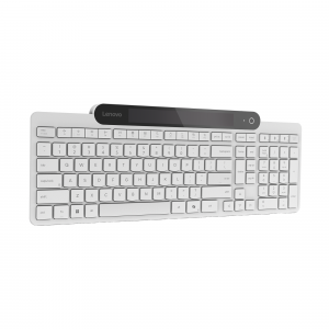 Lenovo 800 Self-Charging Keyboard Wireless Lithuanian Bluetooth Wireless connection White