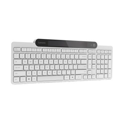 Lenovo 800 Self-Charging Keyboard Wireless Lithuanian Bluetooth Wireless connection White
