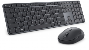 Dell Pro 7 Slim Keyboard and Mouse KM726 Keyboard and Mouse Set Wireless Mouse included US International Bluetooth Black