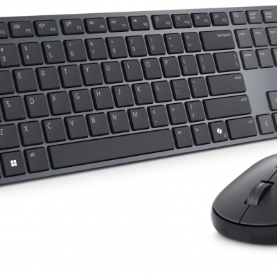 Dell Pro 7 Slim Keyboard and Mouse KM726 Keyboard and Mouse Set Wireless Mouse included US International Bluetooth Black