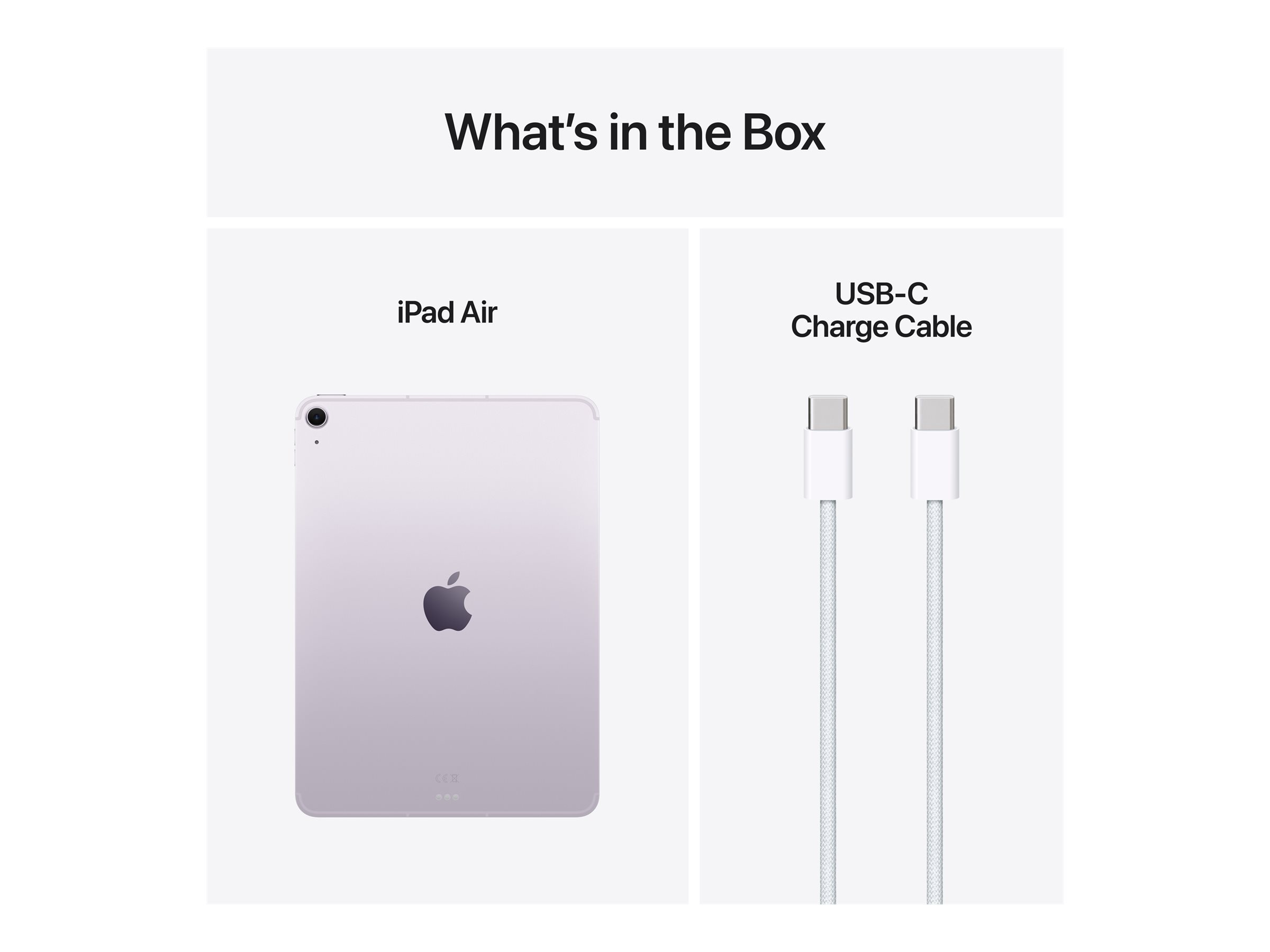 Apple iPad Air 11 " Purple Liquid Retina 2360 x 1640 pixels Apple M3 512 GB 5G Wi-Fi Front camera 12 MP Rear camera Bluetooth 5.3 iOS - Image 3