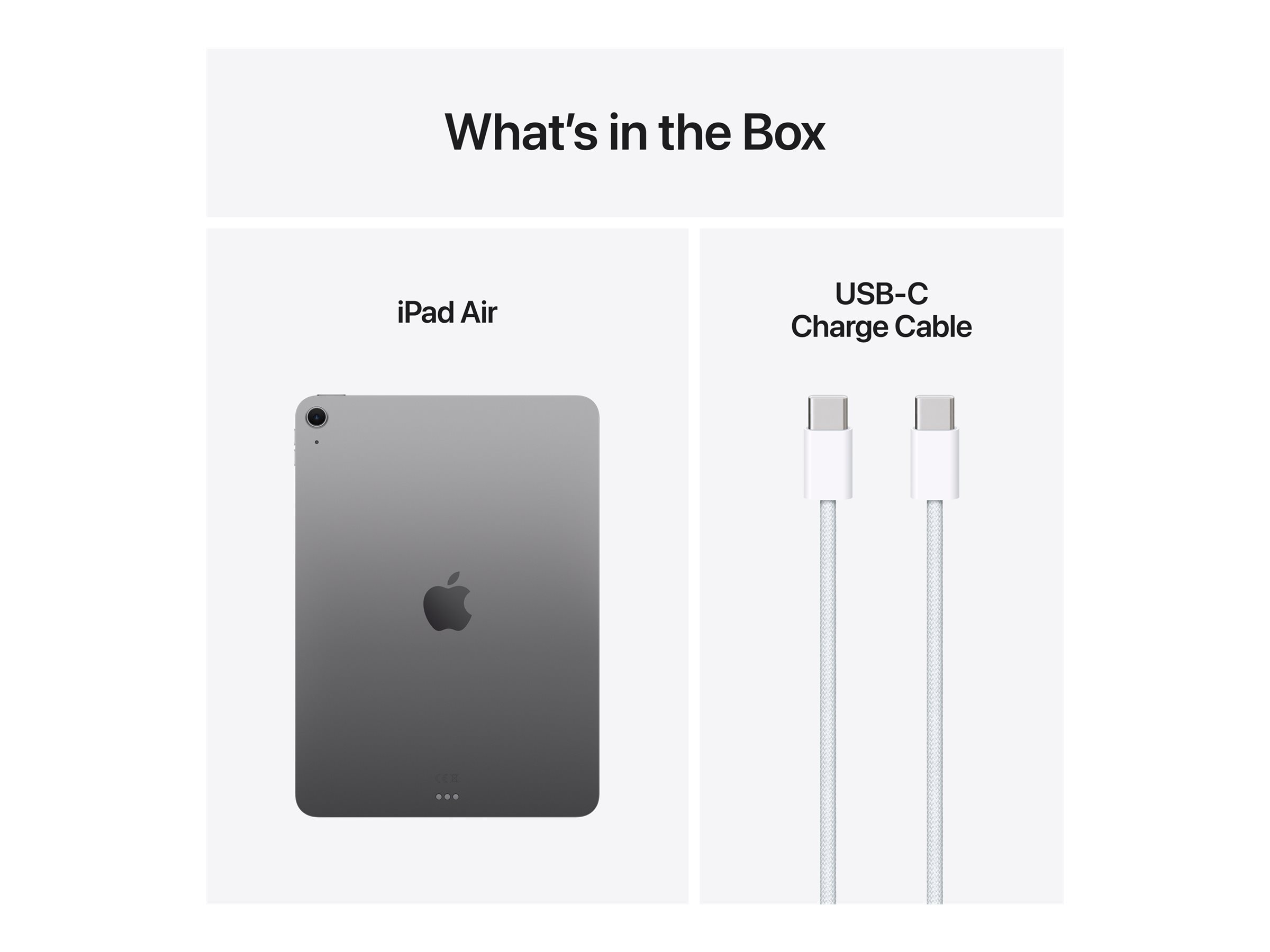Apple iPad Air 11 " Space Gray IPS 2360 x 1640 pixels Apple M3 8 GB 256 GB Wi-Fi Front camera 12 MP Rear camera Bluetooth 5.3 iPadOS USB-C charging cable - Image 3
