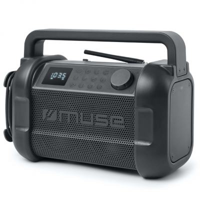 Muse M-928 FB Radio Speaker Waterproof Bluetooth Wireless connection Portable NFC features Black