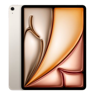 Apple iPad Air Wi-Fi + Cellular 13 " Starlight IPS 2732 x 2048 pixels Apple M3 8 GB 512 GB 3G 4G 5G Wi-Fi Front camera 12 MP Rear camera Bluetooth 5.3 iPadOS USB-C charging cable