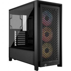 Corsair PC Case Frame 4000D RS ARGB Modular Black Mid-Tower