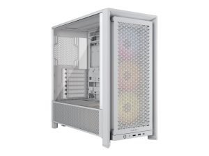 Corsair PC Case Frame 4000D RS ARGB Modular White Mid-Tower