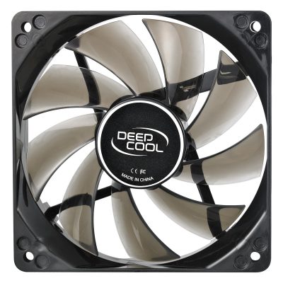 120 mm case ventilation fan, "Wind Blade 120", transparent, hydro bearing,4 LED's Deepcool